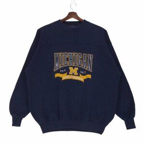 Vintage 90s Michigan Wolverines Football Team Sweatshirt, University of Michigan